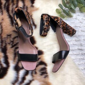 NIB Rebecca Minkoff Women's ankle strap block heel sandals